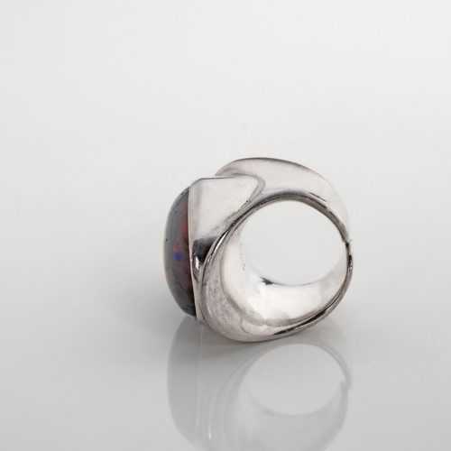 499 - A GEM-SET RING, BENT KNUDSEN, DENMARK