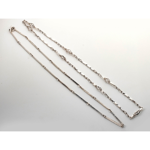 503 - A SILVER NECKLACE, PALLE BISGAARD, DENMARK