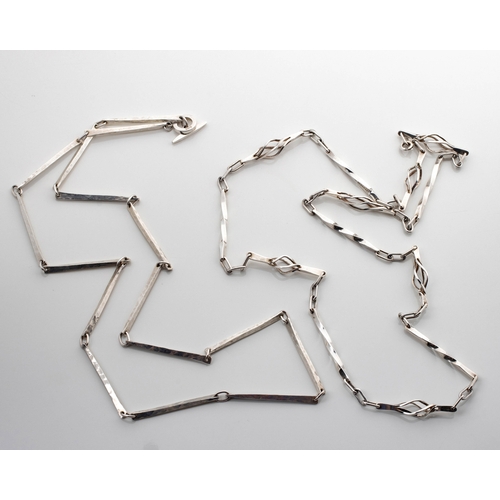 503 - A SILVER NECKLACE, PALLE BISGAARD, DENMARK