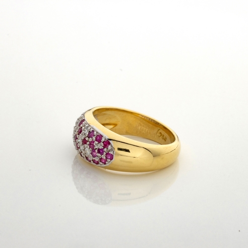 523 - A RUBY AND DIAMOND RING, UWE KOETTER