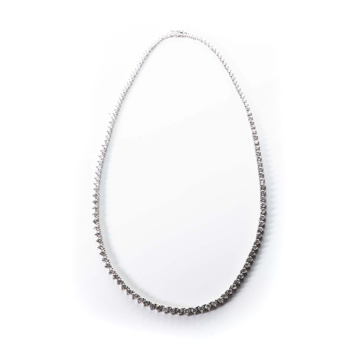 537 - A DIAMOND RIVIÃRE NECKLACE