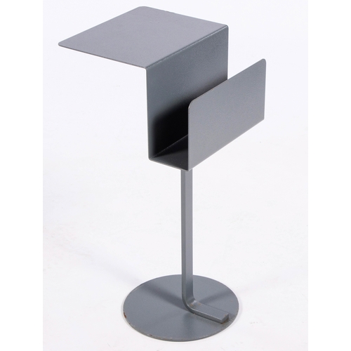 952 - A MONO STEEL SIDE TABLE, DESIGNED BY KONSTANTIN GRCIC CIRCA 1995 FOR SCP LIMITED, LONDON