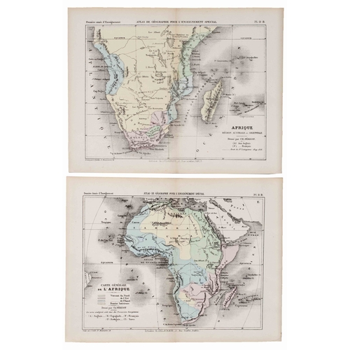 98 - THREE LATE 19TH CENTURY GEOGRAPHY SCHOOL ATLAS MAPS