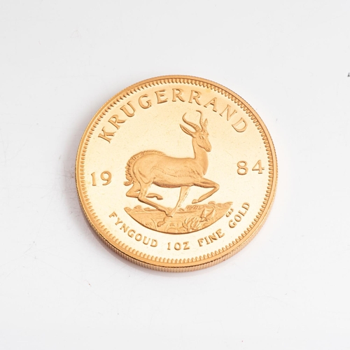 106 - A GOLD PROOF KRUGERRAND 1 OZ  OUNCE BOXED Minted 1984