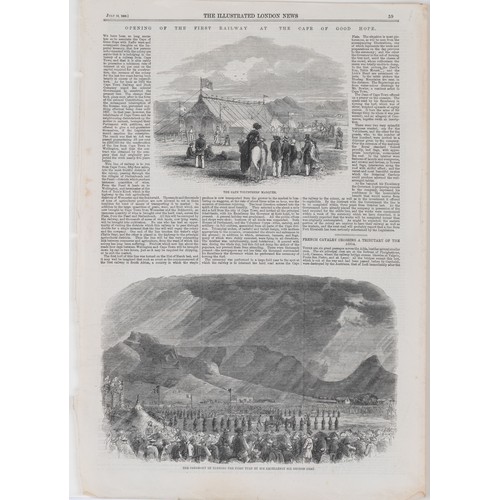 93 - After Thomas Bowler - FOUR ENGRAVINGS OF THE CAPE FROM THE ILLUSTRATED LONDON NEWS