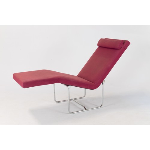 164 - AN UPHOLSTERED CHAISE LONGUE, RETAILED BY LIGNE ROSET