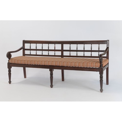 146 - A TRANSVAAL REGENCY TAMBOTIE BENCH, CIRCA 1880