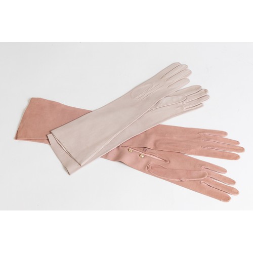 224 - TWO PAIRS OF LADIES KID LEATHER GLOVES