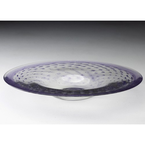 740 - A SHIRLEY CLOETE GLASS DISH 1990s