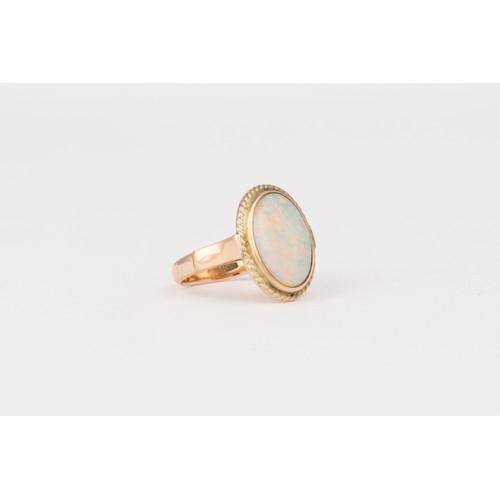 524 - AN OPAL RING