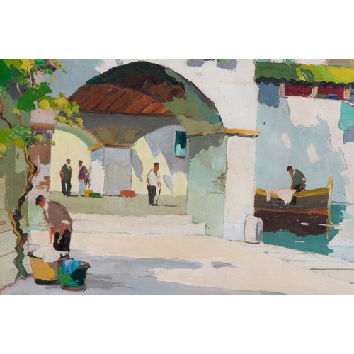 246 - Cecil Rochfort D'Oyly-John (England/South Africa 1906 - 1993): SANTA MARGARITA NEAR PORTIFINO ITALIA... 