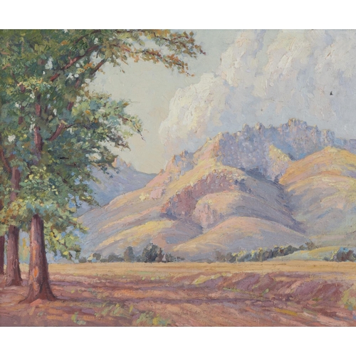 265 - Olchert Braak (South Africa 1894 - 1971): EVENING LIGHT SWAZILAND and VIEW OF THE VALLEY, two in lot