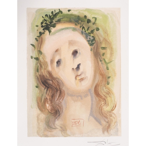 336 - Salvador Dalí­ (Spain 1904 - 1989): THE FACE OF VIRGIL (Purgatory 10)