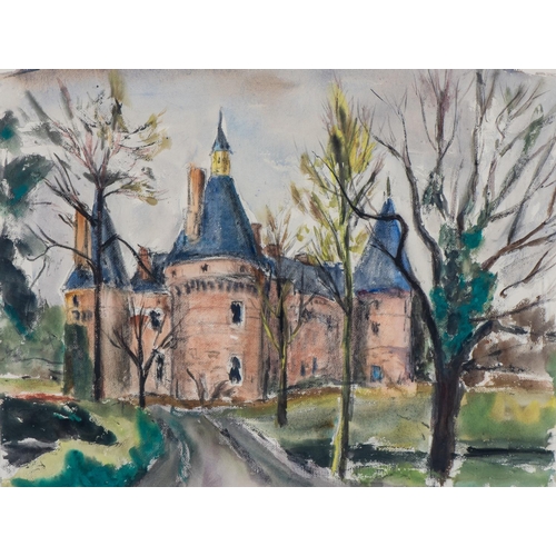 469 - Maud Frances Eyston Sumner (South Africa 1902 - 1985): CHATEAU ON THE LOIRE