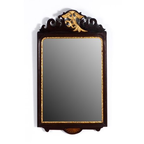 101 - A REGENCY MAHOGANY MIRROR