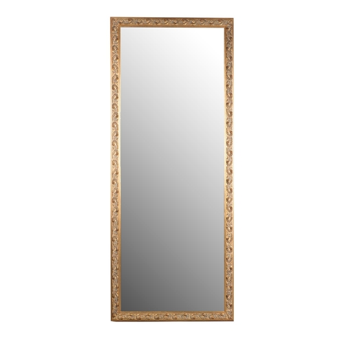 104 - A GILT MIRROR, MODERN