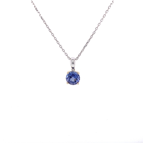 82 - CLASSIC 4CLAW TANZANITE SOLITAIRE PENDANT