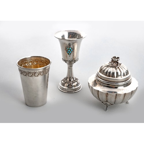 1227 - AN ISRAELI SILVER KIDDUSH CUP