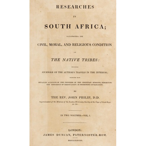 517 - Philip - RESEARCHES IN SOUTH AFRICA, 2 VOLS