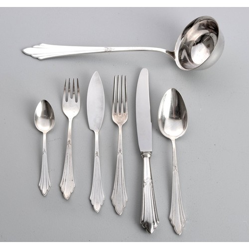 1183 - A SET OF ELECTROPLATED CUTLERY, WMF