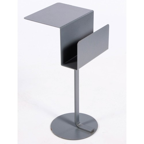 112 - A MONO STEEL SIDE TABLE, DESIGNED BY KONSTANTIN GRCIC CIRCA 1995 FOR SCP LIMITED, LONDON