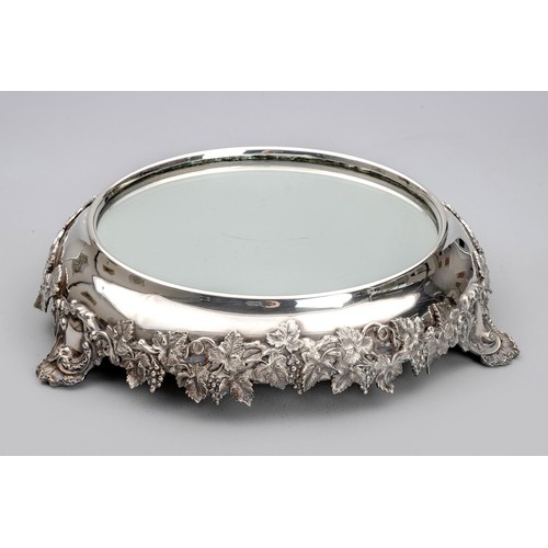 1174 - AN ELECTROPLATE CAKE STAND, 19TH CENTURY