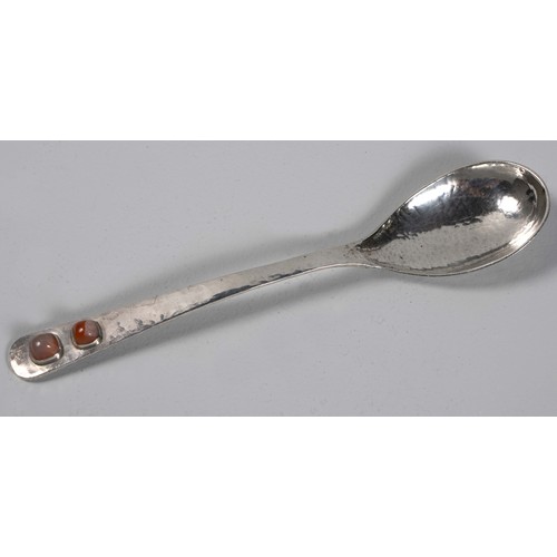 1175 - A PORTUGESE SILVER SPOON, PEDRO A BATISTA, PORTO, MODERN