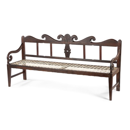 74 - AN EASTERN CAPE STINKWOOD BENCH, 19TH CENTURY