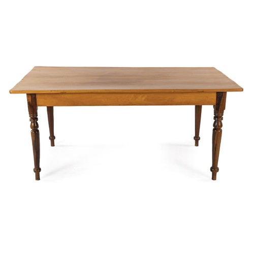 83 - A CAPE YELLOWWOOD AND STINKWOOD TABLE, 19TH CENTURY