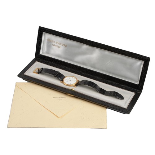 732 - AN 18CT GOLD WRISTWATCH, PATEK PHILIPPE CALATRAVA, 1974