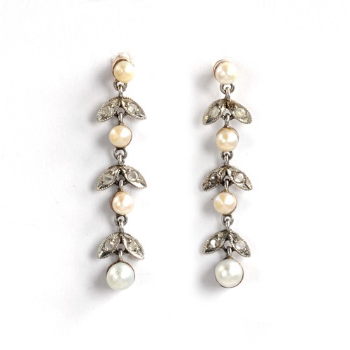 579 - TWO PAIRS OF PENDANT EARRINGS