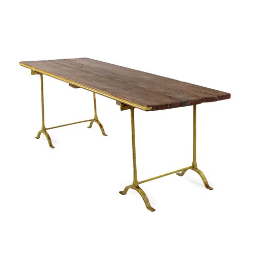 102 - A PINE TRESTLE TABLE