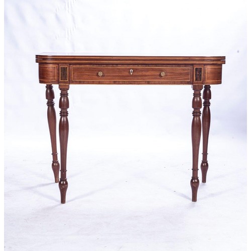 63 - A VICTORIAN MAHOGANY TEA TABLE