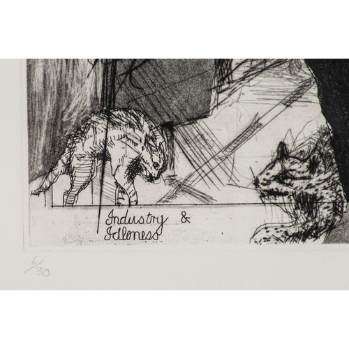 357 - William Kentridge (South African 1955 - ) CODA, WAITING OUT THE RECESSION, LORD MAYOR OF DERBY ROAD ... 