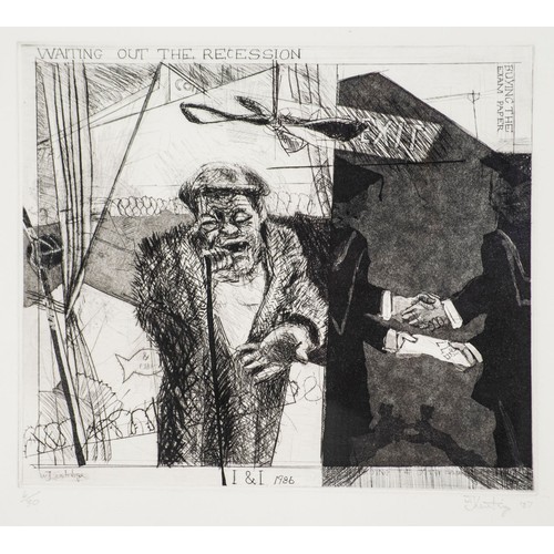 357 - William Kentridge (South African 1955 - ) CODA, WAITING OUT THE RECESSION, LORD MAYOR OF DERBY ROAD ... 