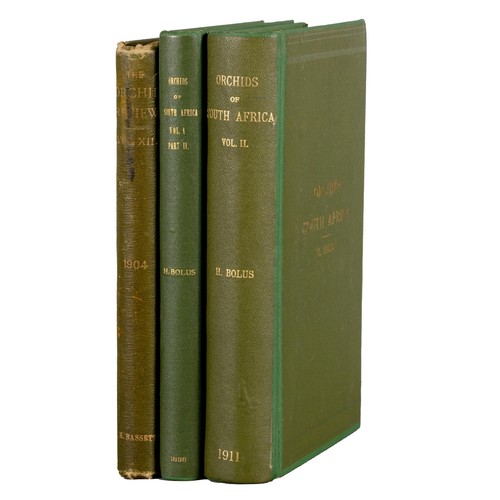 80 - ORCHIDS OF SOUTH AFRICA by HARRY BOLUS, 2 VOLUMES