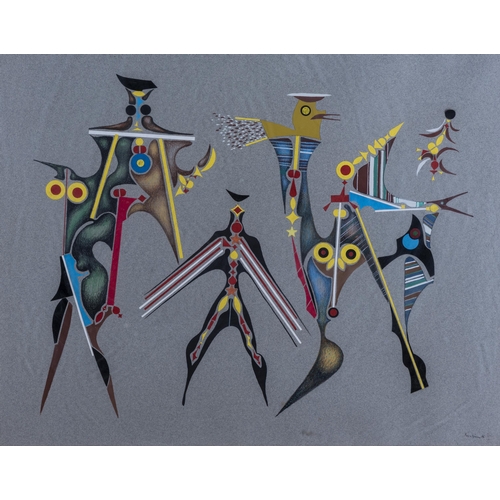 248 - Jules Perahim (Romanian 1914-2008): SURREAL FIGURES