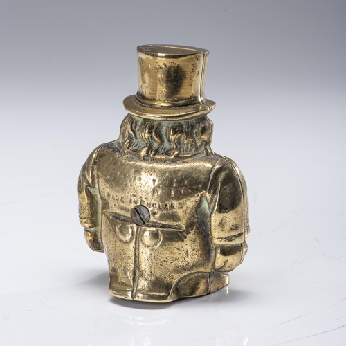 581 - A BRASS PAUL KRUGER TRANSVAAL MONEY BOX, EARLY 1900s