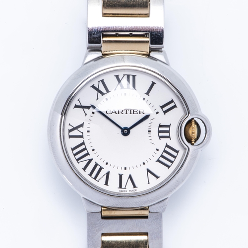 1006 - A UNISEX CARTIER BALLON BLEU WRISTWATCH