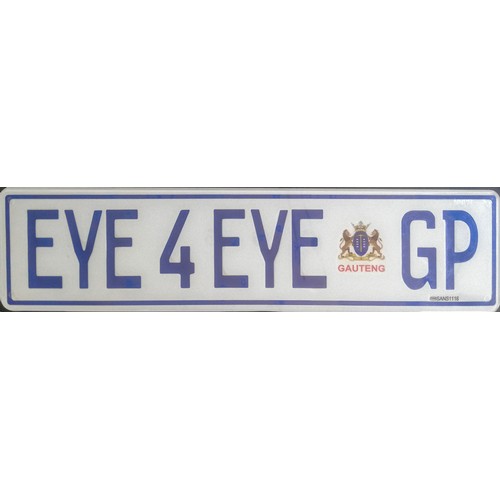 551 - A VEHICLE REGISTRATION PLATE