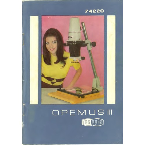 542 - AN OPEMUS 3 ENLARGER BY MEOPTA, 1960s