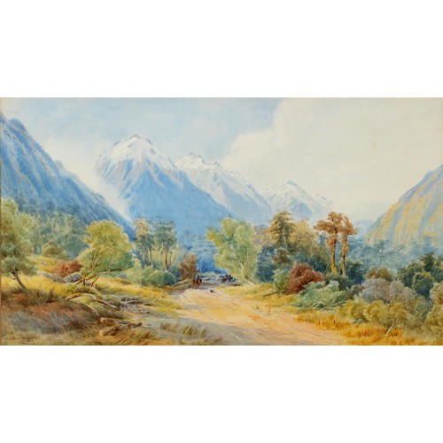 271 - Lawrence William Wilson (New Zealand 1852 - 1920) OTIRA GORGE, WESTLAND, NEW ZEALAND