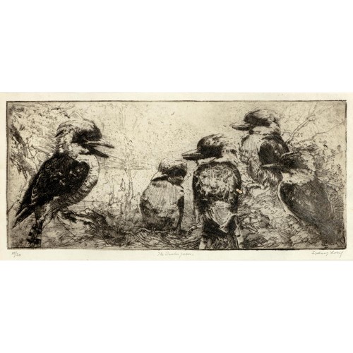 196 - Sydney Long (Australian 1871 - 1955) KOOKABURRAS