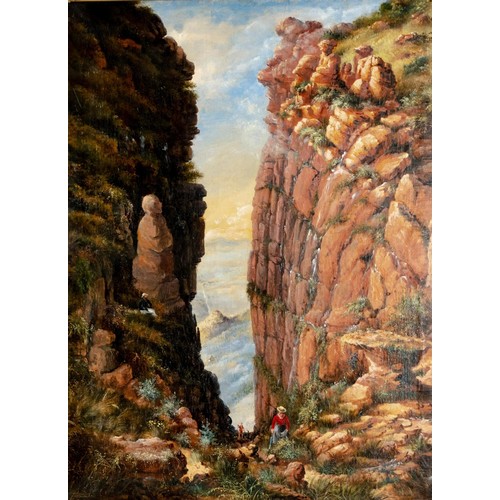 293 - Otto Landsberg (South African 1803 - 1905) PLATTEKLIP GORGE