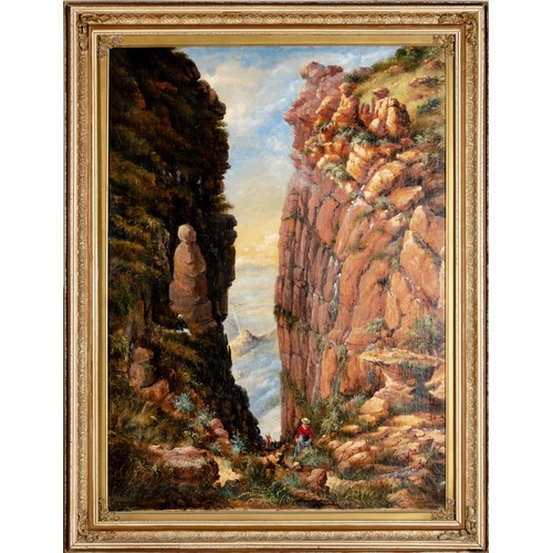 293 - Otto Landsberg (South African 1803 - 1905) PLATTEKLIP GORGE