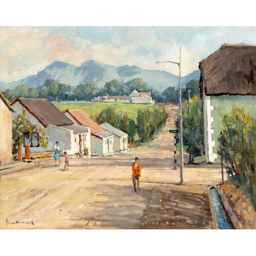 188 - Bruce Hancock (South African 1912 - 1990) PEOPLE IN THE STREET