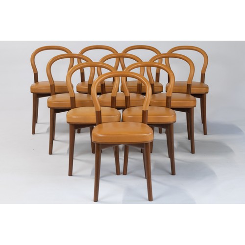 372 - A SET OF TEN GÖTEBERG CHAIRS, DESIGNED BY ERIK GUNNAR ASPLUND FOR CASSINA, CIRCA 1930