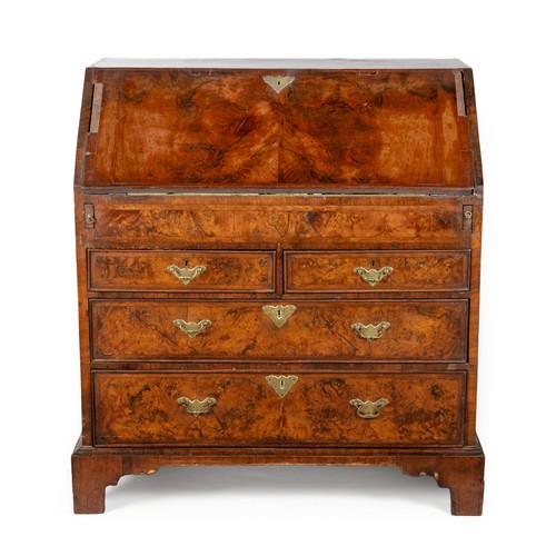 403 - A GEORGE III WALNUT BUREAU