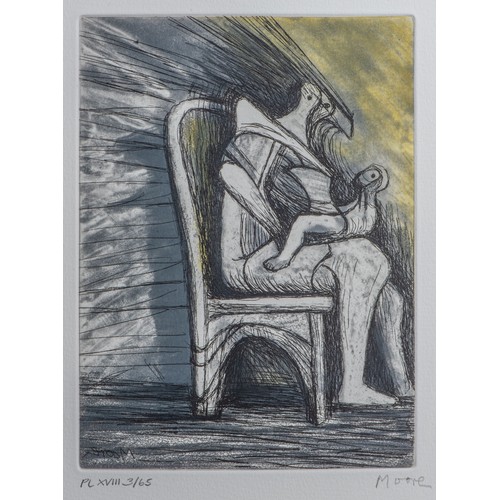 342 - Henry Moore (British 1898 - 1986) MOTHER AND CHILD XVIII