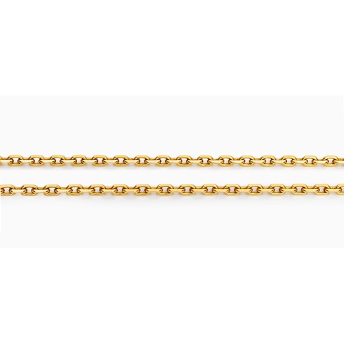 863 - AN 18CT GOLD CHAIN NECKLACE, VAN CLEEF AND ARPELS